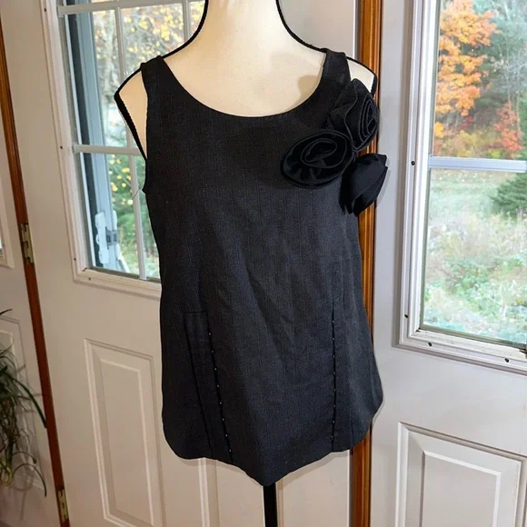 Alice Ritter Wool Pinstriped Top - Picture 1 of 11